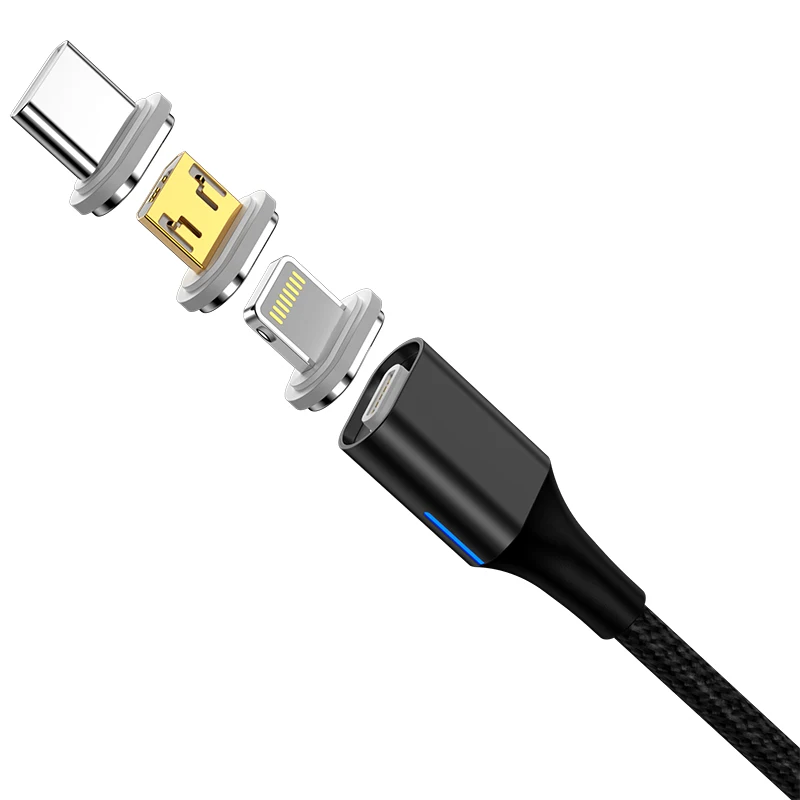 Alibaba best sellers 3 in 1 Connectors cable usb magnetic For Iphone And Android - ANKUX.COM