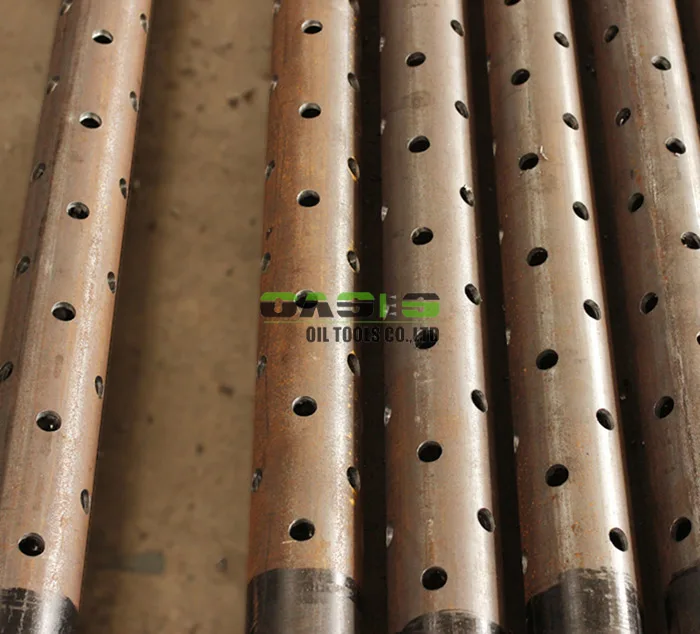 Corrugated Galvanized Carbon Steel Pipe Perforated Round Steel Pipe