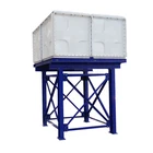 GRP SMC FRP Fiberglass water storage tank elevated steel tower water tank