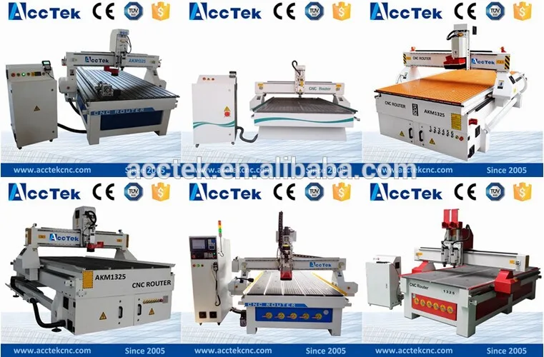 AKM1325C High quality woodworking machine china CE high quality sign cnc router 1325
