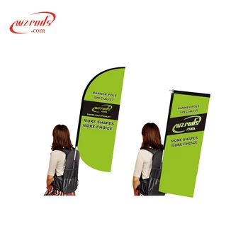 Backpack Flying Banner Frame Same Backpack For 4 Flag Shapes