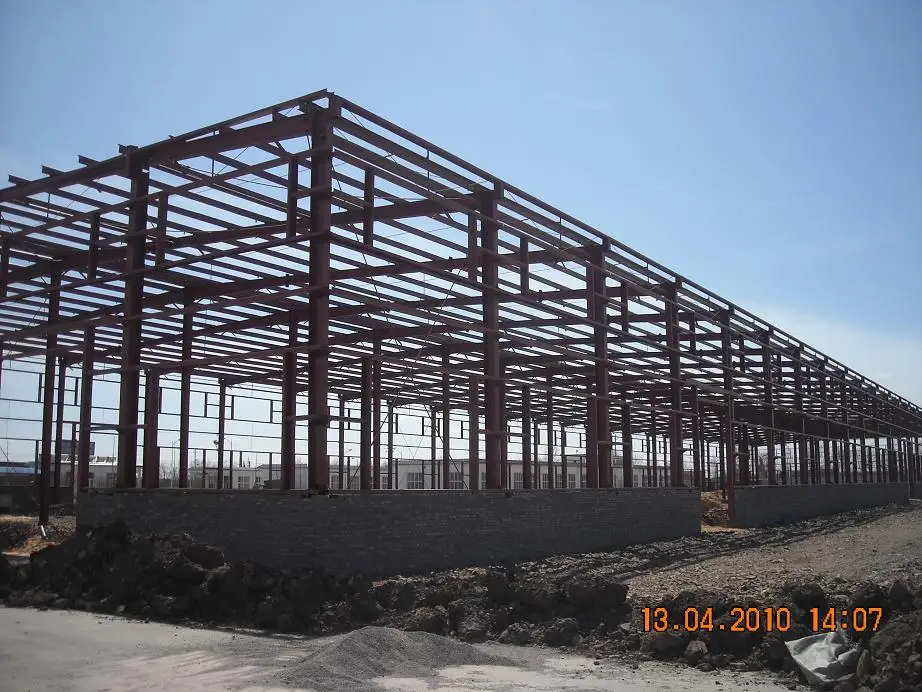 Gable Frame Light Metal Building Prefabricated Industrial Steel Structure Warehouse