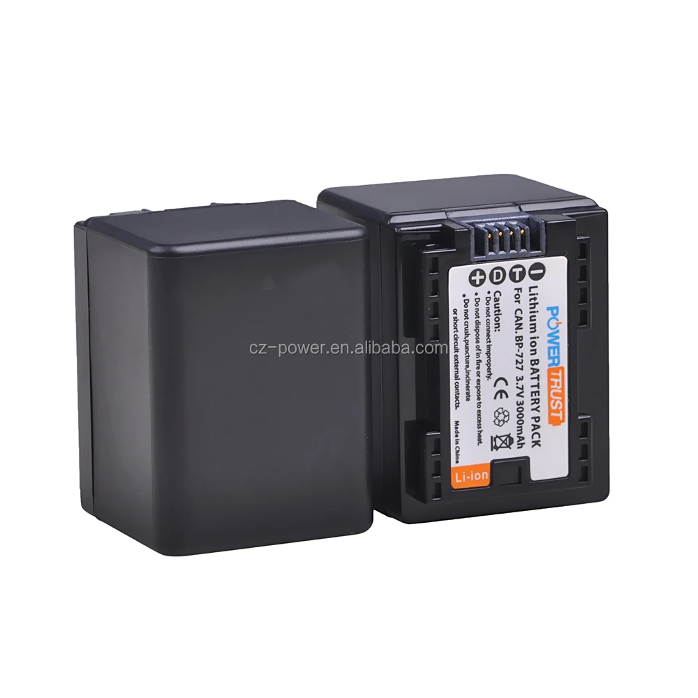 Bp 727 Bp727 Fully Decoded Camera Battery For Canon Vixia Hf M50 M500