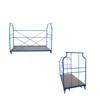 Foldable warehouse roll furniture hand trolley