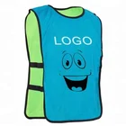 Factory Custom Sleeveless Reversible Soccer Training Vest Sports Practice Football Mesh Bibs