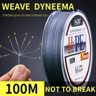 Fishing line braid 100M/300M/500M customized length 8 Strands / 4 strands PE braided fishing line in customized colors