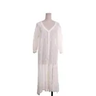 Wholesale sexy women white long lace dress