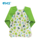 Long waterproof baby sleeved bib with sleeves