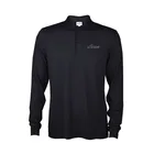 wholesale hip hop designer cotton long sleeve bulk plain black white polo t shirt