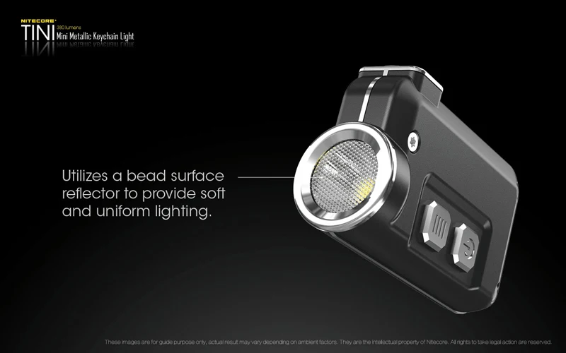 Nitecore TINI 380 Lumens Micro-USB Charging Mini Metallic Keychain Light (17)
