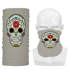 Hot Sale Multifunction Custom Logo 100%polyester Seamless Face Mask Skull Bandana For Sale