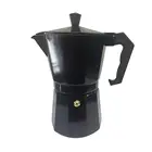 Aluminum Spray Paint Italy Stove Top Moka Coffee Kettle Pot