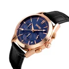Top 10 wrist watch brands SKMEI Genuine leather Strap Watch men watches luxury brand logo