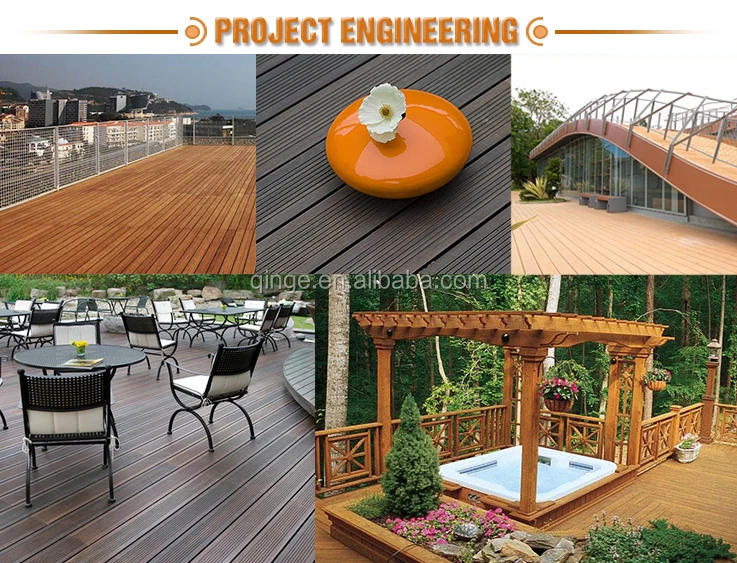 Strand Woven Bamboo Flooring Outdoor 18/20mm Natural Color CN;ZHE Customed Colors PIANO