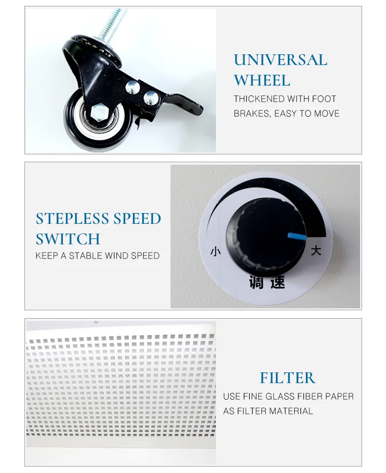 Laboratory Vertical Laboratory Clean Bench Steel Cultures Cabinet Laminar Flow Cabinet/