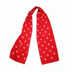 polyester long scarf with pattern printed lightweight neck scarf