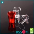 Hot selling clear 2 oz plastic portion cup shot glasses wholesale with competitive price