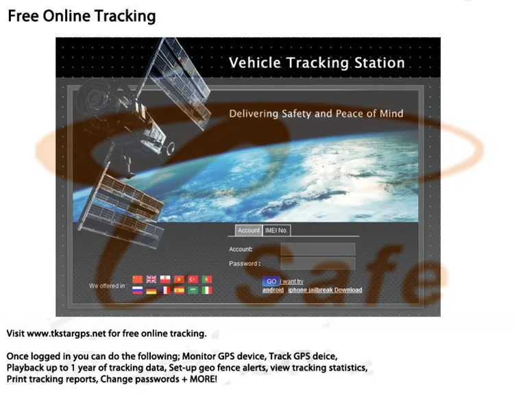 New Arrival Vehicle Car GPS Tracker TKSTAR TK905 Tracker