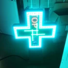 Outdoor pharmacy led display for farmacia P8 SMD Full Color Display 768*768mm Cross Sign