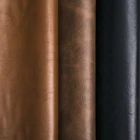 Recycled Worn Vintage Soft Brown Natural Old Weathered Artificial Faux Pu Pvc Leather Texture