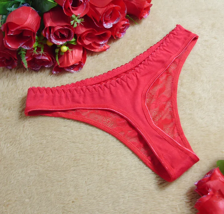 Stock New Arrival Lace Sey Panties transparent Underwear Women Briefs cotton Panties Sey Thongs G-string V-string Lady Lingerie