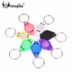 New Fashion 40000mcd Mini Plastic White Light LED Keychain Light