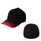 Custom printing brim fitted baseball cap closed back