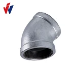 Middle Duty Type Hot Dipped Galv. Malleable Iron Pipe Fittings with BS threads, Banded