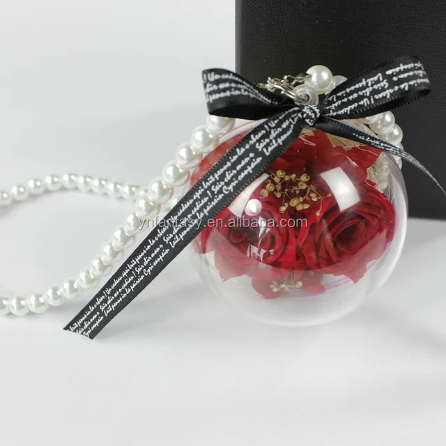 merchandising promotional gift car hanging with eternal rose