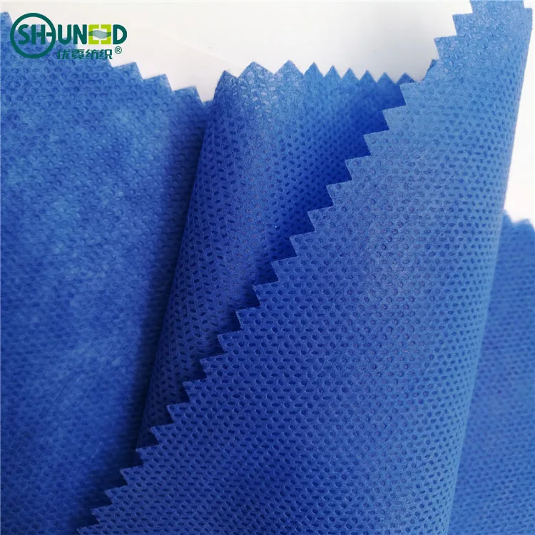 China 100% Virgin Bio-degradable PP Non Woven Polypropylene Spunbond Nonwoven Fabric Rolls for Home Textile Bags