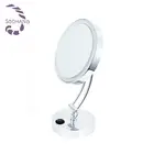 Professional design 8 inch round shape table standing magnifying mirror fancy mirror cosmetic