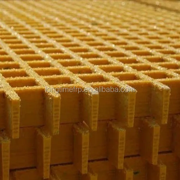 Grit surface treatment fibergalss grating