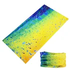 custom high stretch gradient seamless tube bike bandana