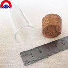 Chinese supplier wholesale customized large borosilicate glass test tube with cork