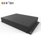 GOF-G01-246x55x215mm aluminium extruded audio junction box electronics enclosure for pcb