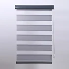 light filtering zebra sheer layered shades/custom transitional blinds and shade