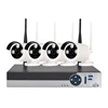 IP Camera Cctv System Wifi Wireless Security Camera H.264 4ch Nvr Dvr Kit