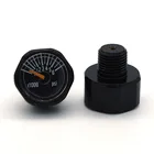 19mm high pressure mini paintball pressure gauge manometer