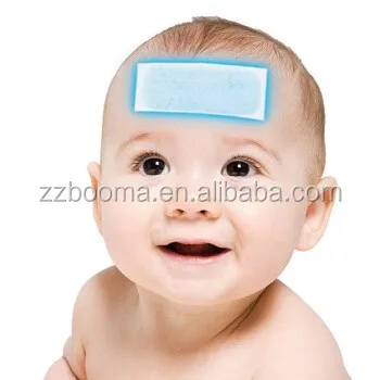 Cooling gel patch reducing fever and headache supplier Hydrogel Fever Cooling Gel Patch for Kids.jpg