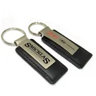 Car Leather Keychain, Cheap Custom Metal Keychain Leather, Wholesale Leather Key Chain