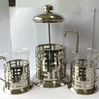 FDA Stainless Steel French Style Press Cheap Coffee Tea Cup Sets
