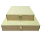 High quality wooden handmade chocolate gift packaging box with lock