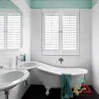 Adjustable And Waterproof PVC Plantation Shutters doors