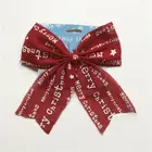 New coming sale wholesale imported christmas ornaments personalized hanging christmas bowknot decoration