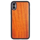 China factory products mobile phone accessories bamboo wood phone case for iphone X