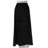 Pretty steps high end ladies garment Fall Winter 2018 black Maxi Skirt A line Fashion Trend elegant Classic Vintage long skirt