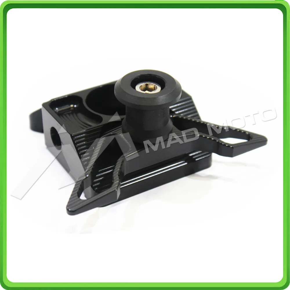 CNC rear chain adjusters with stand hook For Honda Grom MSX125 MSX 125SF 2013 2014 2015 2016 Black (4)