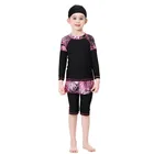 Wholesale 2019 new design kids girls Muslim swimwear Islamic swimsuit for children