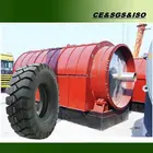Pyrolysis plant waste tyre or waste rubber refining equipment