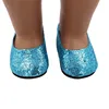 New Design Glitter Doll Shoes Toy Cute Fashion 18 Inch Girls Doll Shoes